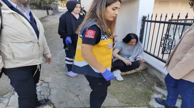 Köpeğini gezdiren kadına pitbull saldırdı