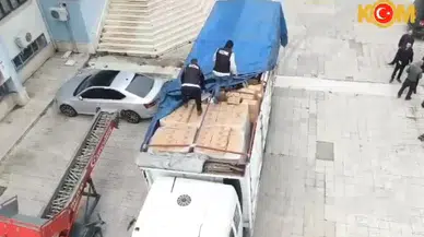 1 milyon 842 bin 500 adet içi tütün ile doldurulmuş makaron ele geçirildi