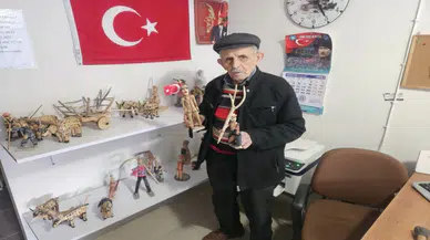 92 yaşında harikalar yaratıyor!