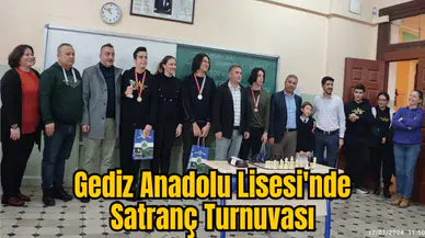 Gediz Anadolu Lisesi'nde Satranç Turnuvası