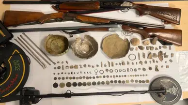 Jandarma Roma ve Bizans dönemine ait çok sayıda tarihi eser ele geçirildi