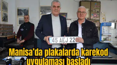 Manisa’da plakalarda karekod uygulaması başladı 