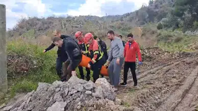 Sarmaşık toplamaya giden yaşlı adamın bacağı kırıldı