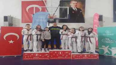 Taekwondo seçmelerinde 7 sporcudan 6'sı birinci oldu