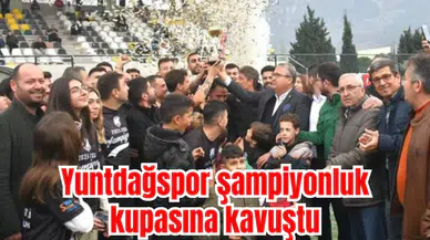 Yuntdağspor şampiyonluk kupasına kavuştu