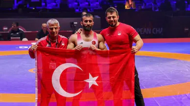 BARÜ mezunu milli güreşçi Burhan Akbudak, Avrupa şampiyonu oldu