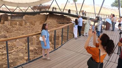 Bayramda Göbeklitepe'ye ziyaretçi akını