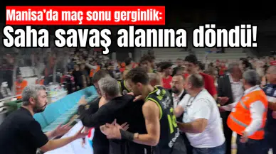 Manisa’da maç sonu gerginlik