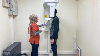 Sarıgöl'de panoramik diş röntgen cihazının hizmete başladı