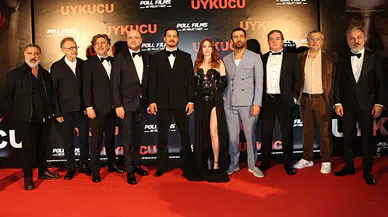 Uykucu filmi galasına yağmur gibi ünlü yağdı