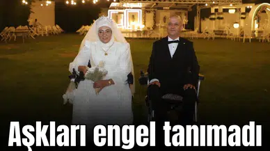 Evlilikleri engel tanımadı