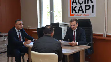 Kaymakam Güldoğan "Açık Kapıda" vatandaşı dinledi