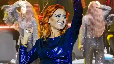Sahnede kendinden geçen Yıldız Tilbe bakın ne yaptı