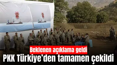 PKK Türkiye'den tamamen çekildi