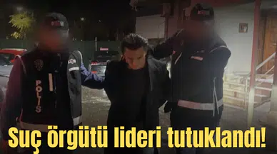 Suç örgütü lideri tutuklandı!
