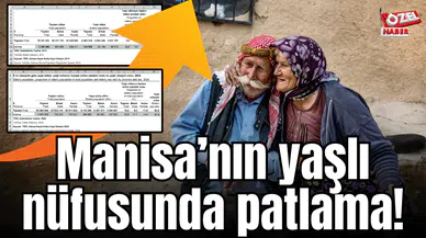 Manisa’nın yaşlı nüfusunda patlama!
