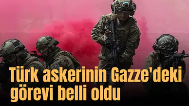 Türk askerinin Gazze'deki görevi belli oldu