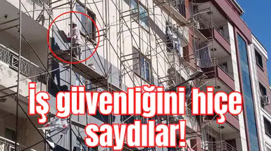 İş güvenliğini hiçe saydılar!