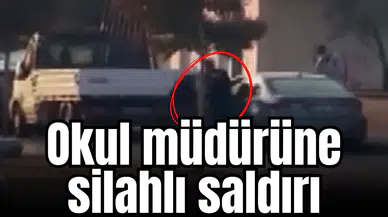 Okul müdürüne silahlı saldırı