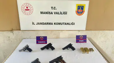 Manisa'da silah kaçakçılığı operasyou