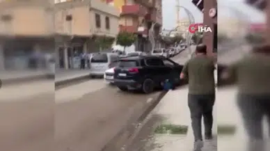 Tartıştığı kişiyi acımadan ezdi geçti