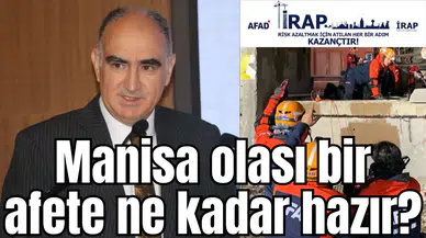 Manisa'da İl Afet Azaltma Planı toplantısı yapıldı