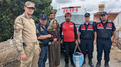 Yaşlı kadın 2 gün sonra sağ salim bulundu