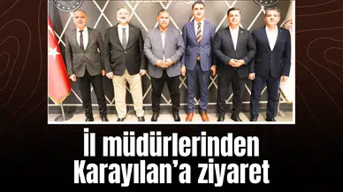 İl müdürlerinden Karayılan’a ziyaret