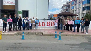 Alaşehir'de sağlık için yürüdüler