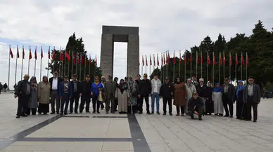 Manisalı gaziler Çanakkale'yi gezdi