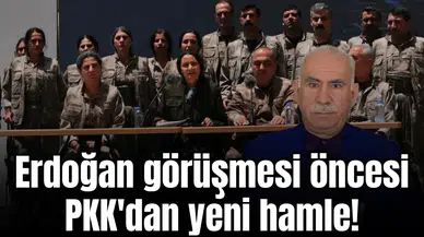 Erdoğan görüşmesi öncesi PKK'dan yeni hamle
