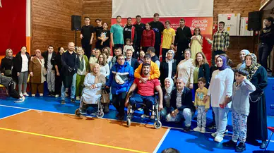 Engelli bireyler kahvaltıda buluştu