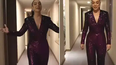 Ebru Gündeş'in sahne öncesi provası olay oldu: Bu nasıl bir ses ya!