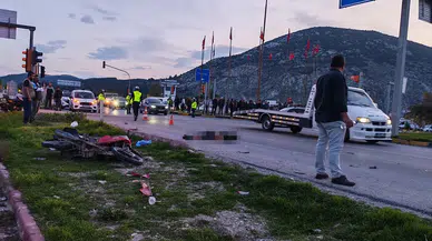 Manisa'da otomobil ile motosiklet çarpıştı: 1 ağır yaralı