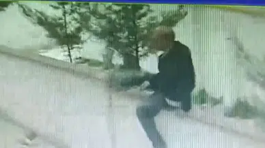 Soygun yapmak istediği iş yerine sürünerek girdi