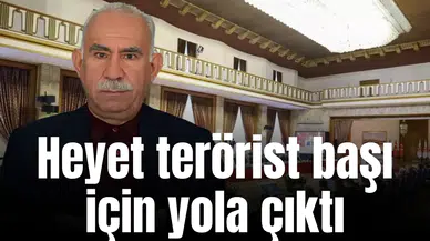 Heyet terörist başı için yola çıktı