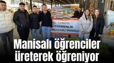 Manisalı öğrenciler üreterek öğreniyor