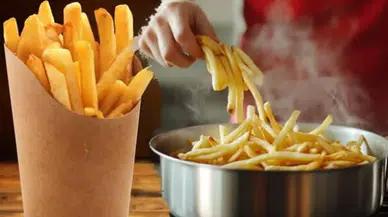 Patates Kızartmasının Sırrı Ortaya Çıktı! Gram Yağ Çekmeyen Yöntem Şaşırttı
