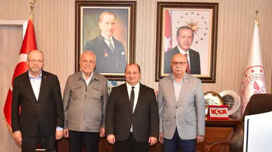 Sosyal Yardımlaşma üyelerinden Sağlık Müdürü Zeren’e ziyaret