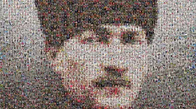 900 öğrenci Atatürk’ün siluetini oluşturdu