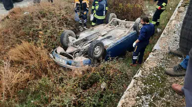 Feci kaza! Otomobil takla attı 1 kişi hayatını kaybetti