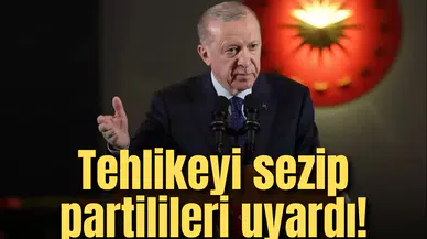 Tehlikeyi sezip partilileri uyardı!