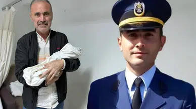 Uçak kazasında şehit olan askerin kızı dünyaya geldi