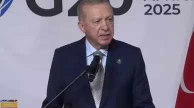 G20 Zirvesinde Cumhurbaşkanı Erdoğan'dan Filistin açıklaması