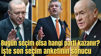 Bugün seçim olsa hangi parti kazanır? İşte son seçim anketinin sonucu
