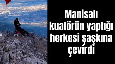 Manisalı kuaförün yaptığı herkesi şaşkına çevirdi