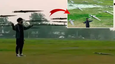 Dünya bu adamı konuşuyor! Kılıçlardan dron ordusu kurdu