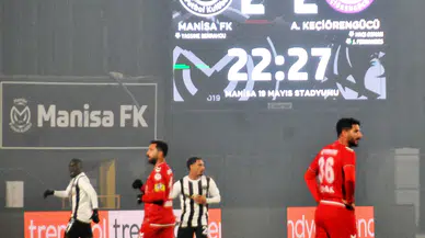 Manisa FK evinde puan kaybetti