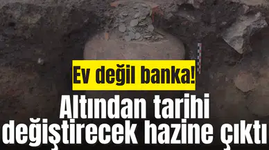 Ev değil banka! Köydeki evin altından tarihi değiştirecek hazine çıktı