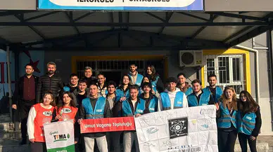 Üniversite öğrencilerinden anlamlı gönüllülük projesi